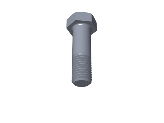 Titanium 3/4-10 X 2-1/2 UNC Partially Threaded Allied Titanium Hex Head Bolt (No Dimple)  (Special)
